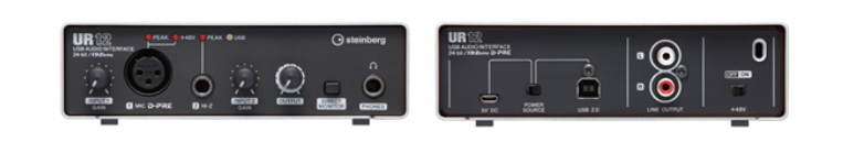 兼容iPad/Mac/PC，实现高品质录音的Steinberg USB音频接口UR12发布