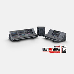 RIVAGE PM5和PM3数字混音系统，实力斩获IBC 2020 Best of Show大奖